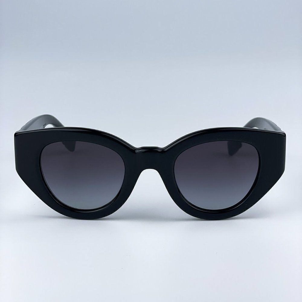 New Burberry Be4390 Meadow 30018g Black Grey Gradient Cat Eye Women Sunglasses